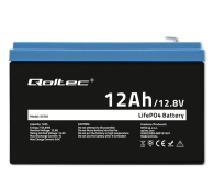 Qoltec Akumulator LiFePO4 12.8V/12Ah /153.6Wh - 1324557 - zdjęcie 2